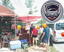 รับส่งนักท่องเที่ยวจากจังหวัดสงขลา ปลายทางจังหวัดตรังด้วยรถตู้สองคัน